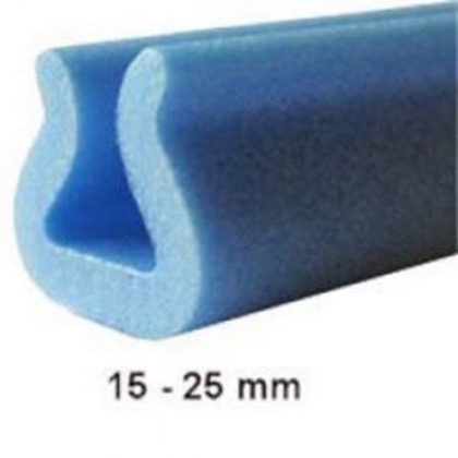 wholesale foam edging, blue U profile 2m 15-25mm