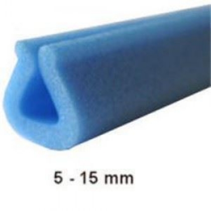 Bulk buy foam U profile, protective corners 5-15mm