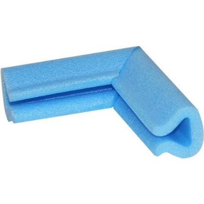 Blue U profile safety cushining foam corners