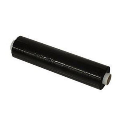 Standard core black pallet wrap for hand held machine wrapping