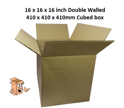 Medium cubed boxes, square cardboard boxs