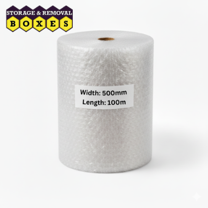 thumbnail image 2 of 500mm X 100m Small Bubble Wrap Roll - Quality Cushioning For Packing 2 of 3