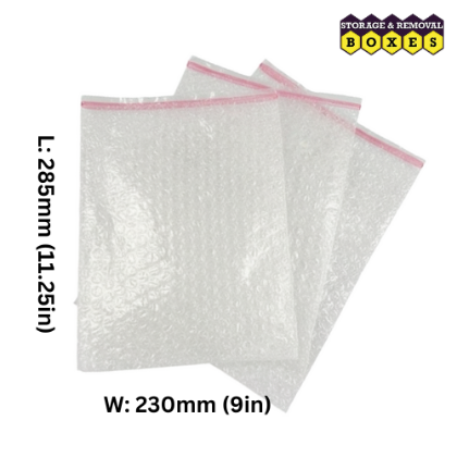 Picture of 9" x 11.25" (230mm x 285mm) Bubble Pouches (Box of 300)