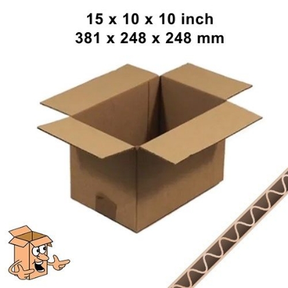 15x10x10 Single Walled Cardboard Box UK