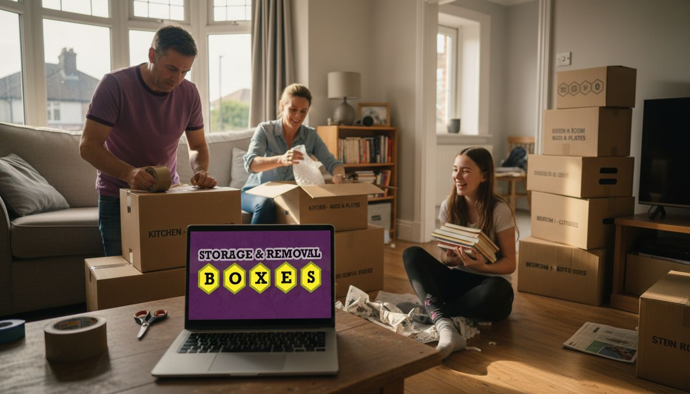 Pack Moving Boxes: 25% Faster & 70% Less Damage UK 2026