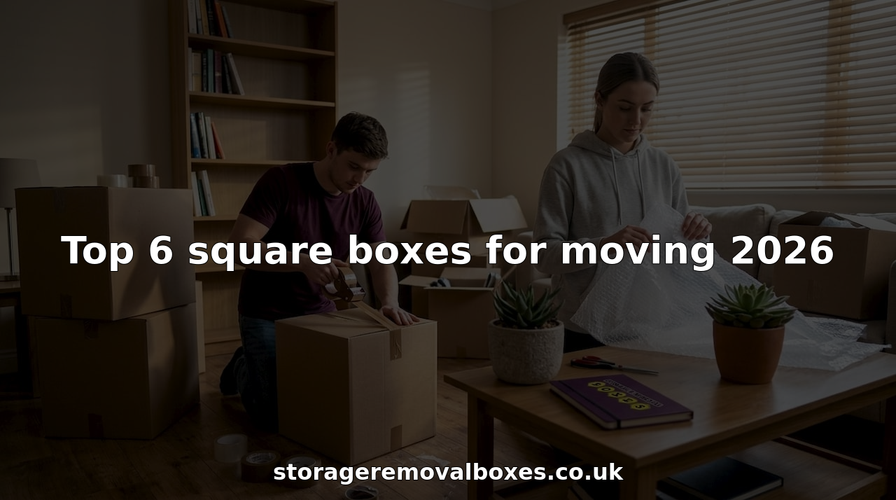 Top 6 square boxes for moving 2026
