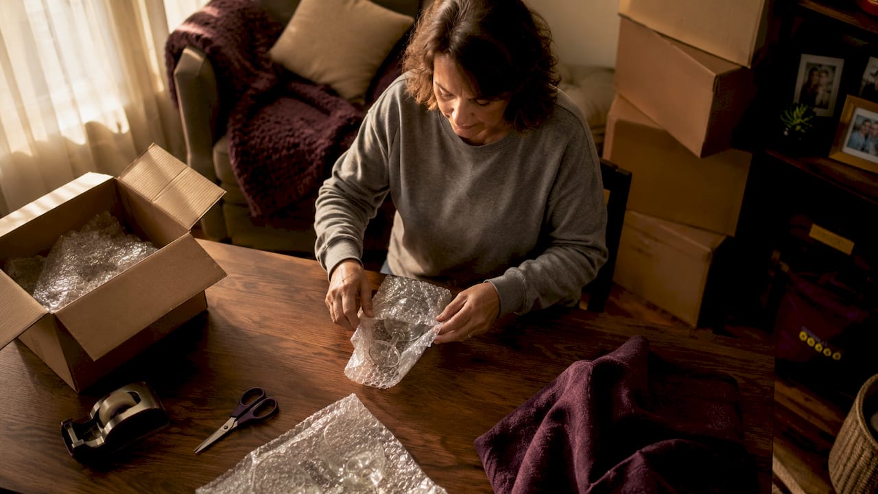 Handle with care: packing fragile items safely