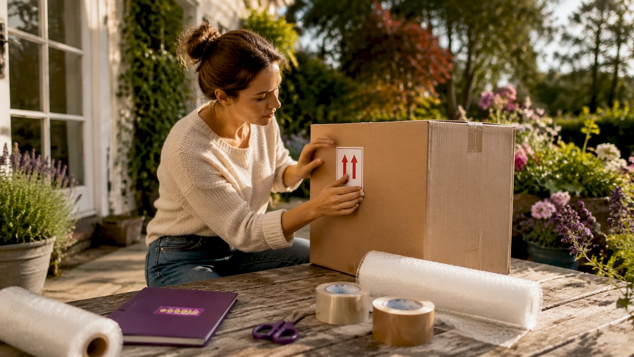 This way up: how to label and pack fragile items